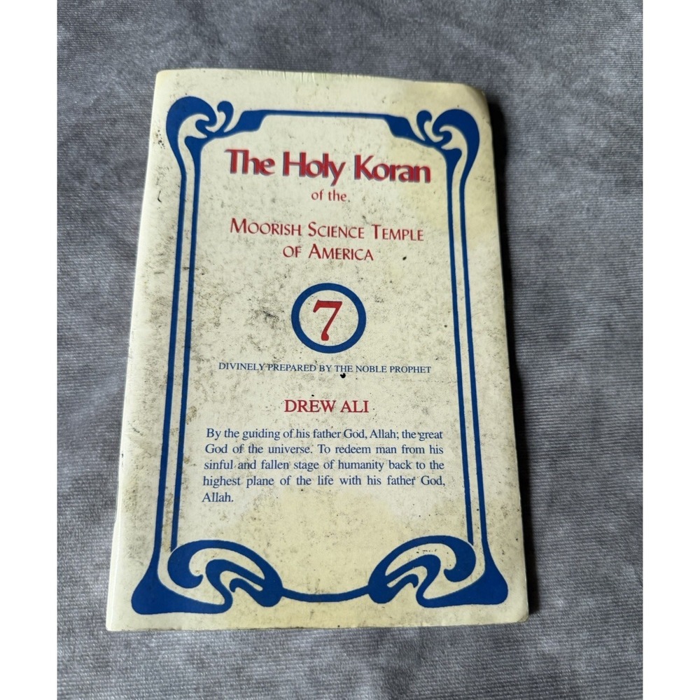 The Holy Koran of the Moorish Science Temple of America by Drew Ali Paperback